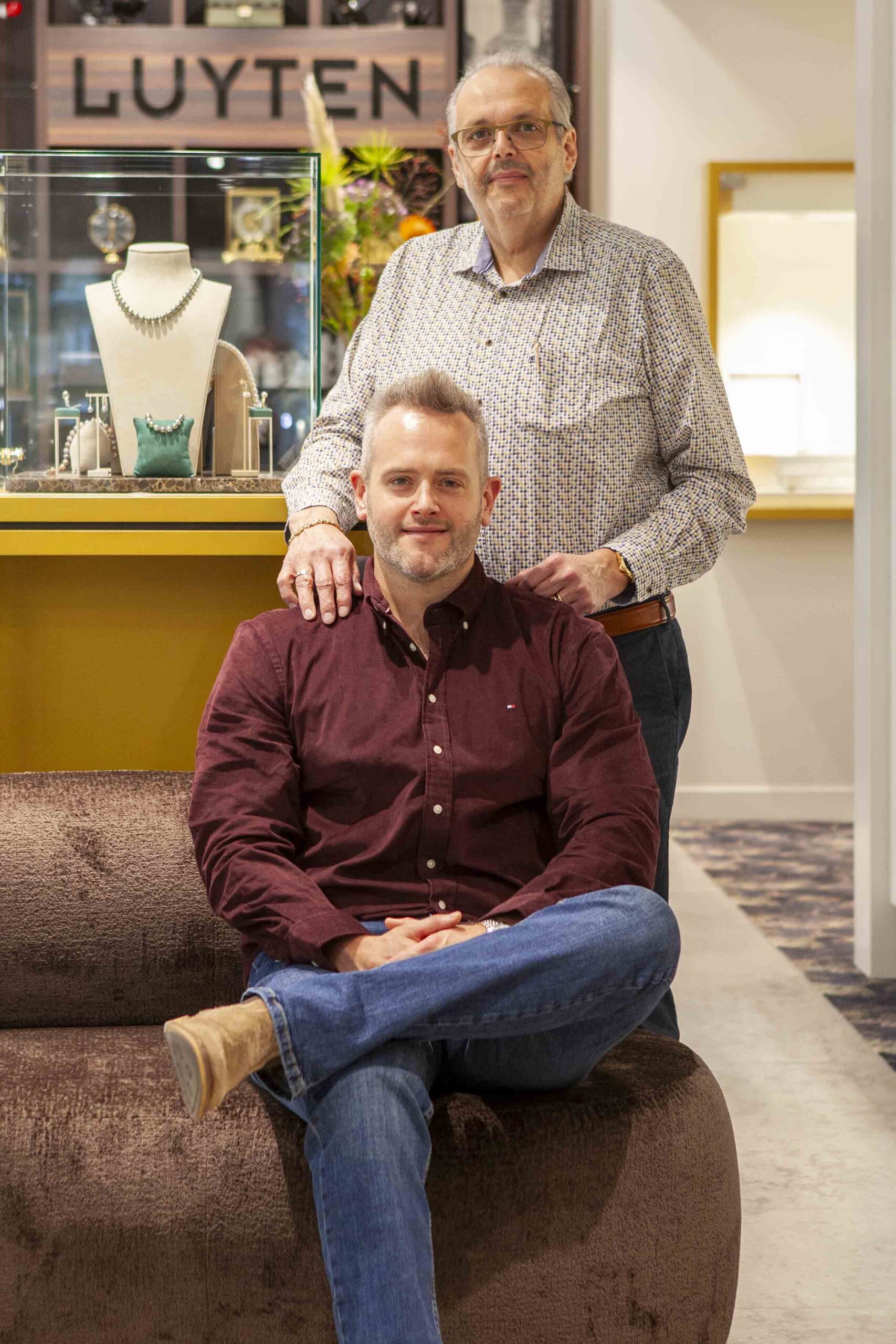 Pieter-Jan Luyten met vader Kris